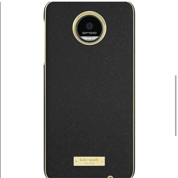 Bundle Sale 3 for $15 | Kate Spade NY Wrap Case | Moto Z Droid Edition | Black & - Picture 3 of 9